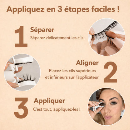 Faux cils magnétiques Zorevya™ sans colle