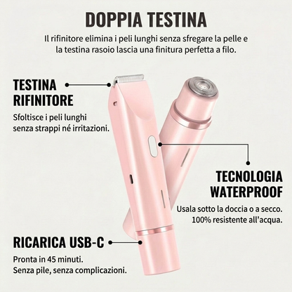 Rasoio 2 in 1 per bikini e corpo Shavea™