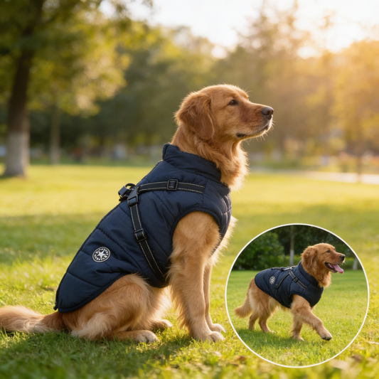 Cappotto per Cane con pettorina integrata