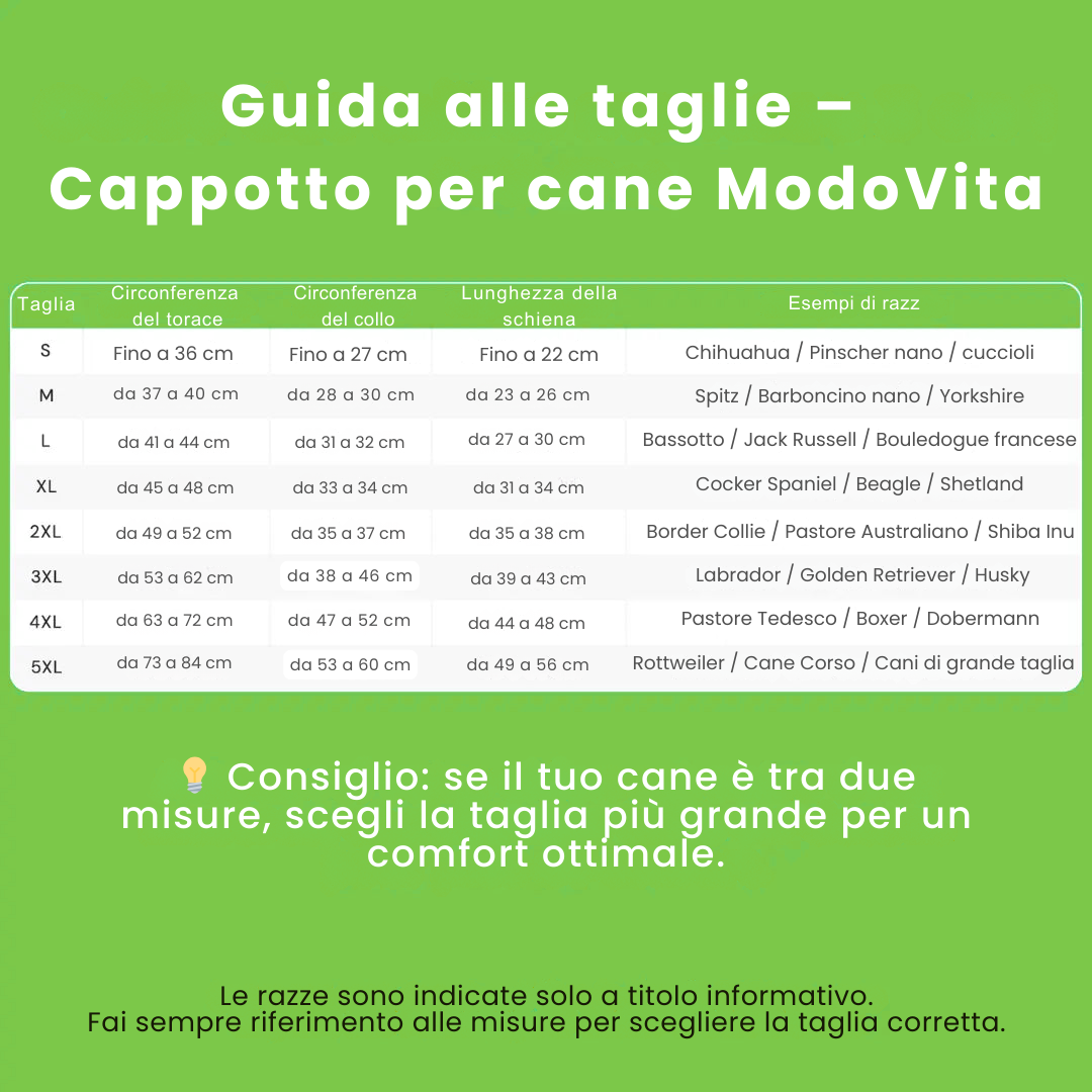 Cappotto per Cane con pettorina integrata