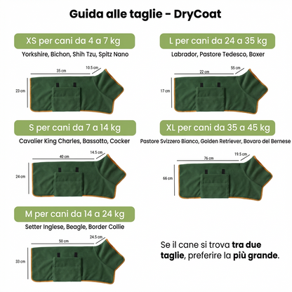 Accappatoio DryCoat™ + 1 asciugamano in OMAGGIO